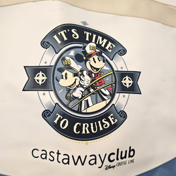 Disney Cruise Line 25th Anniversary Castaway Club Tote Beach Bag Mickey Mouse - Picture 2 of 3